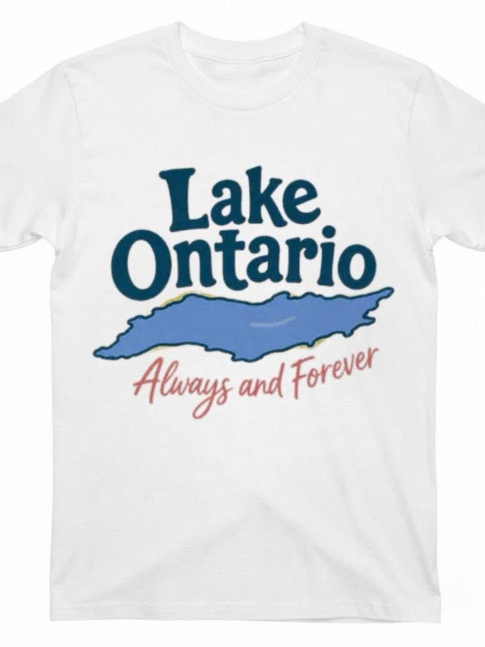 Lake Ontario "Always and Forever" Graphic Tee - White